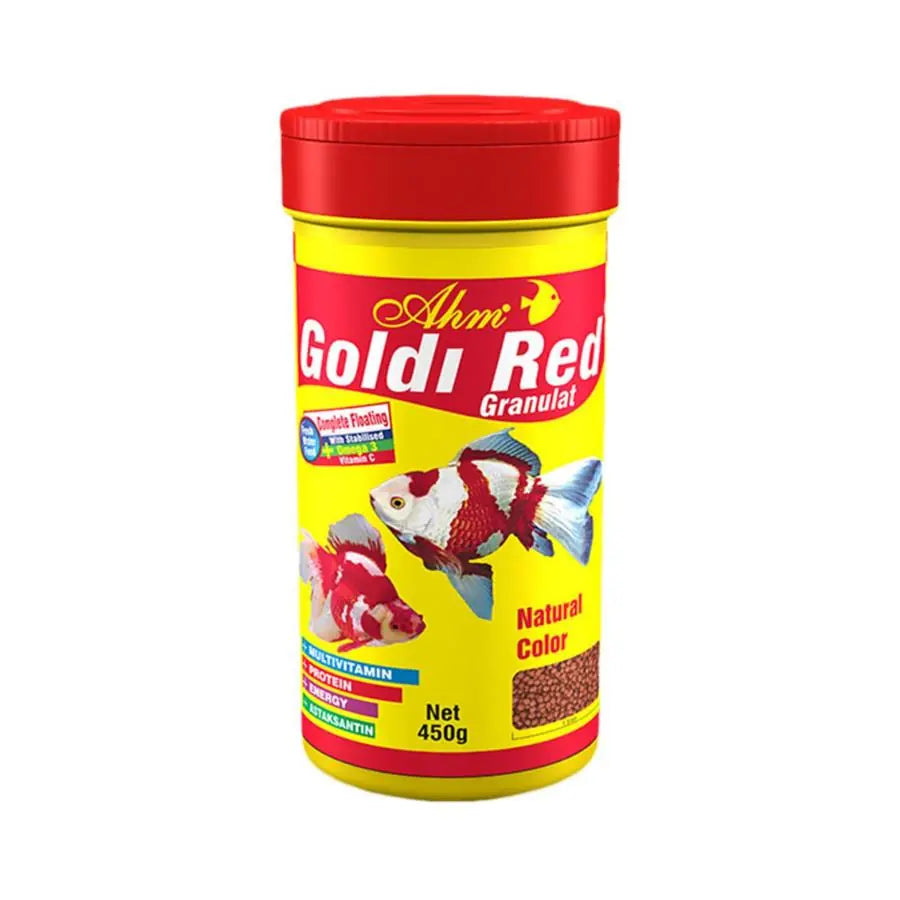 Ahm Goldi Red Granulat Balık Yemi 250 ml paket görseli
