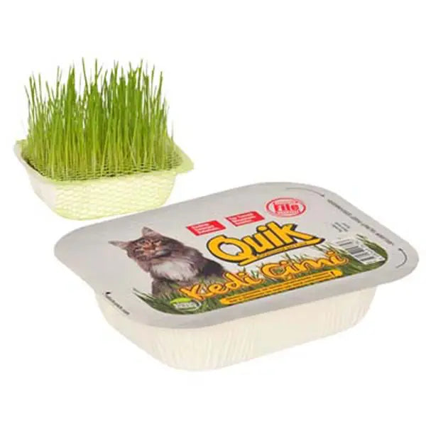 Quik Rahatlatıcı Kedi ve Kemirgen Çimi Fileli paket görseli