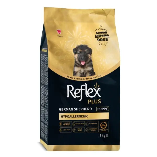 Reflex Plus Hypoallergenic German Shepherd Yavru Köpek Maması 8 kg paket görseli
