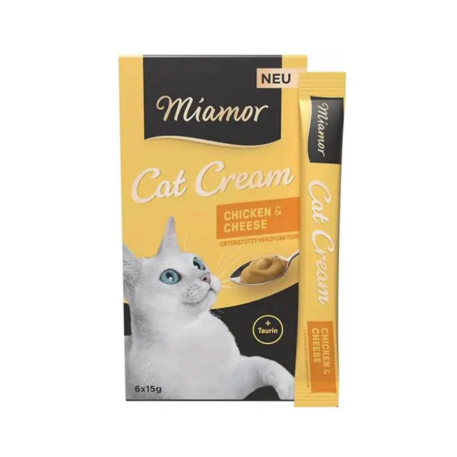 Miamor Cream Tavuk ve Peynirli Kedi Ödülü 15 g / Mor paket görseli