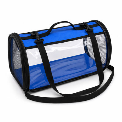 Flybag Şeffaf Taşıma Çantası Karton Tabanlı – Mavi