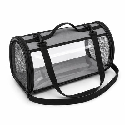 Flybag Şeffaf Taşıma Çantası Karton Tabanlı – Gri