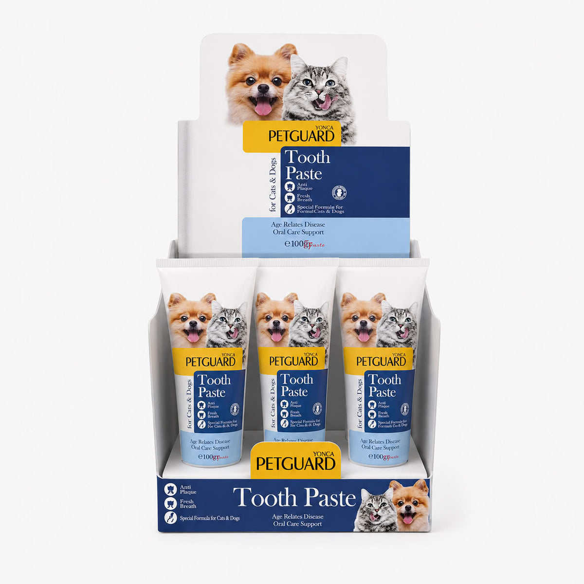 Petguard Di̇ş Macunu Kedi̇ Köpek 100 Gr (Adet)