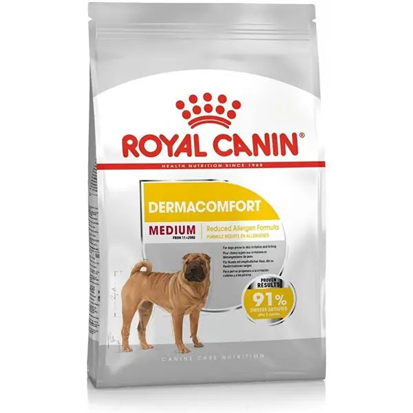 Royal Canin Adult Medium Dermacomfort Yetişkin Köpek Maması 12 Kg paket görseli
